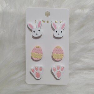 Easter Bunny Earring Set